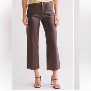 L'AGENCE Wanda Raw Hem
Crop Jeans Wide leg coated